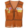 Costume hippie femme composé d'un gilet