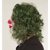 Masque clown tueur avec cheveux verts