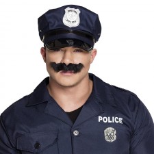 Accessoire moustache de policier