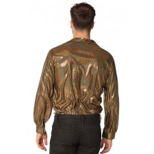 Chemise or homme style années 70