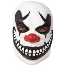 Masque de clown tueur avec sourire pour Halloween