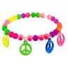 Bracelet années 60 peace and love