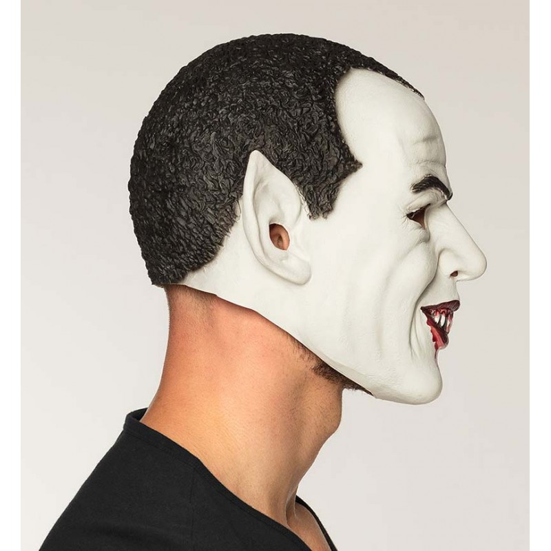 Masque Démon Souriant Halloween En Latex Réaliste - Effet Horreur, Réglable, Pour Fêtes Adultes Cosplay