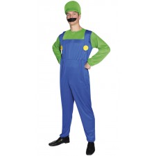 Costume de plombier vert adulte pas cher