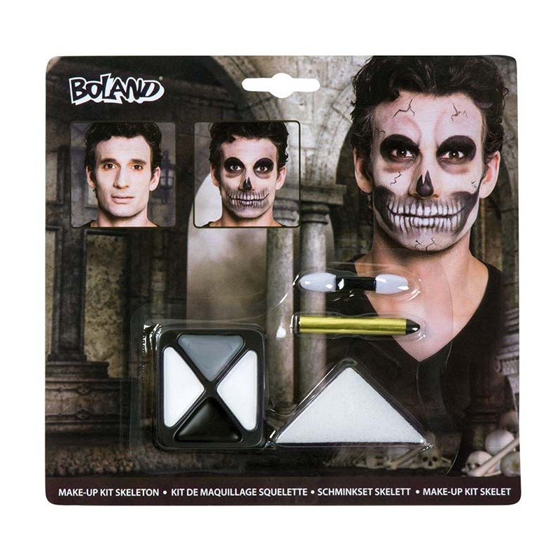Maquillage Halloween squelette