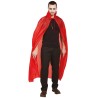 Cape d'Halloween rouge vampire avec col