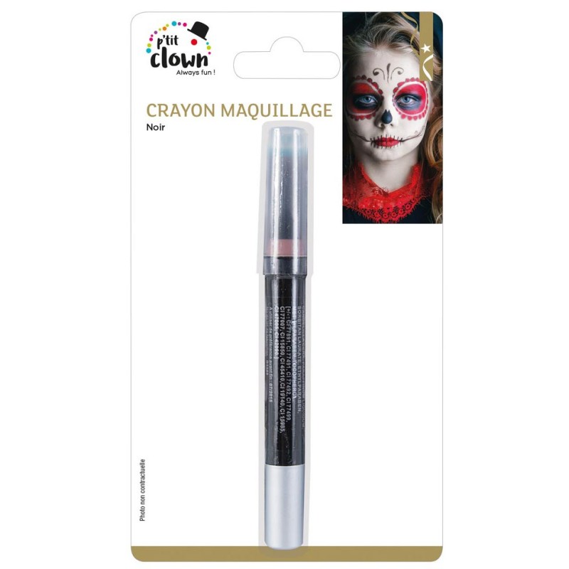 Crayon de maquillage gras noir pour se déguiser au Carnaval ou à Halloween