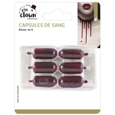 Capsule faux sang Halloween