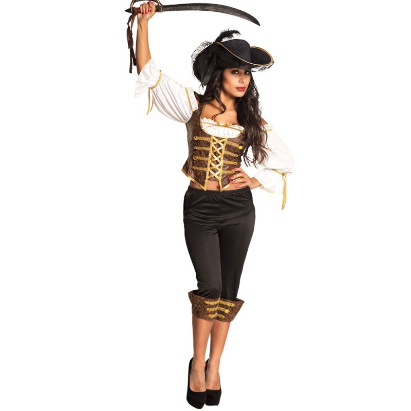 Déguisement capitaine pirate femme - Déguisement adulte - Achat & prix