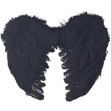 Ailes d'ange noires pour déguisement