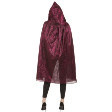 Cape avec capuche rose brillante