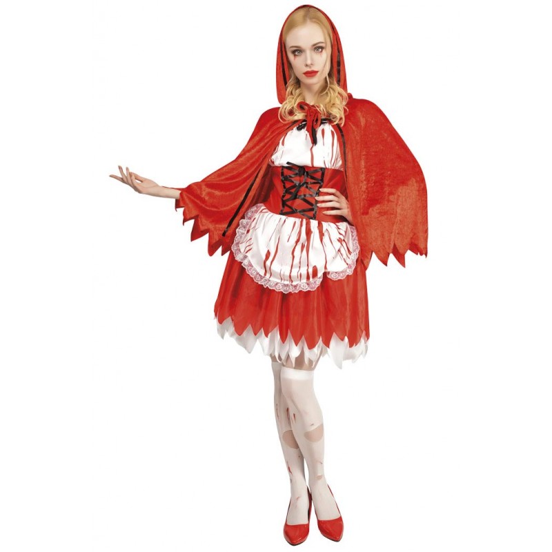 Costume Halloween pour femme du petit chaperon rouge