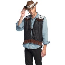 Gilet cowboy noir