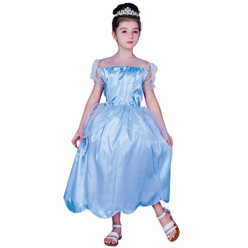 DEGUISEMENT ENFANT FILLE PRINCESSE LA BELLE TAILLE 5-6 ANS