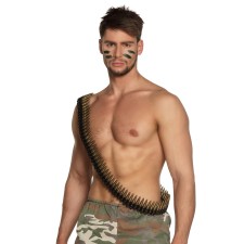 Ceinture de balles militaire pour déguisement