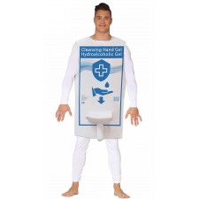 Costume de gel hydroalcoolique humoristique pour adulte