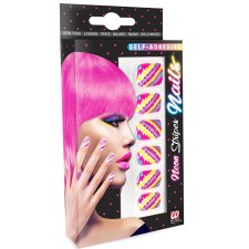 Faux ongles fluo