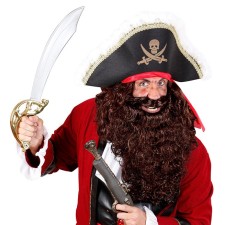 Fausse barbe de capitaine pirate