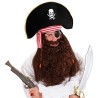 Barbe brune de capitaine pirate