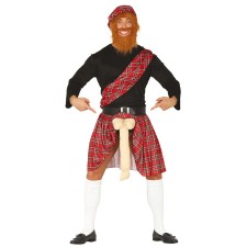 Costume écossais humoristique zizi adulte