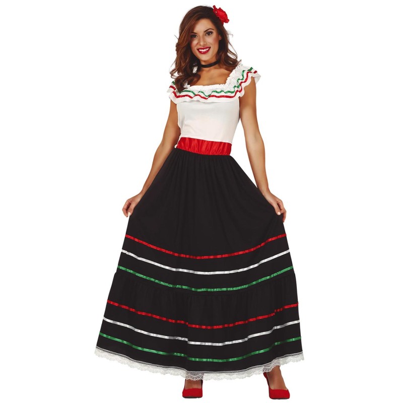 Robe mexicaine déguisement