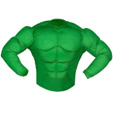 Chemise pour déguisement de monstre vert musclé