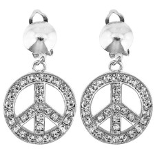 Boucle d'oreille hippie chic avec strass