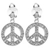 Boucle d'oreille hippie chic avec strass