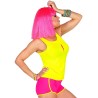 Déguisement short rose fluo