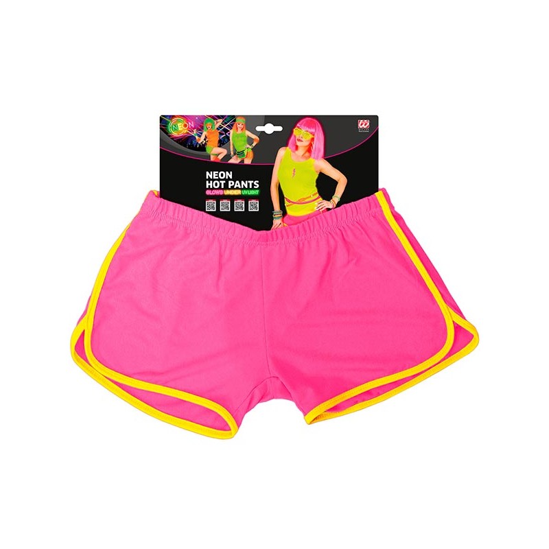 Short Rose Fluo Années 80