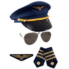 Accessoire pilote d'avion déguisement adulte
