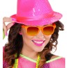 Lunettes orange fluo