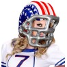 Casque football américain femme pour déguisement