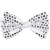 Nœud papillon paillettes argent