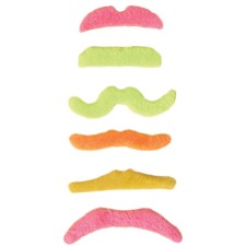 Moustache fluo pour soirée