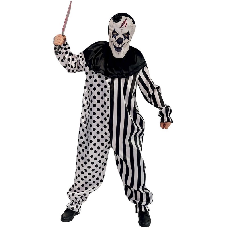 Déguisement clown Arlequin d'Halloween homme noir, achat de Déguisements  adultes sur VegaooPro, grossiste en déguisements