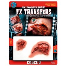 Fausse blessure Halloween joue arrachée Fx Transfers