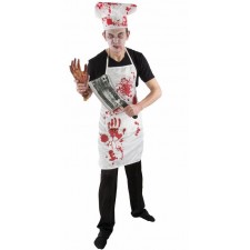 Costume boucher Halloween thème horreur pour homme