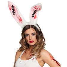 Serre-tête lapin tueur Halloween