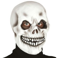 Masque squelette blanc Halloween