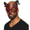 Demi-masque diable Halloween