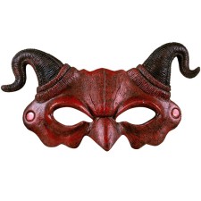 Demi-masque démon Halloween