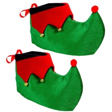 Sur-chaussures elfe de Noël adulte
