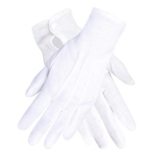 Gants blancs courts déguisement