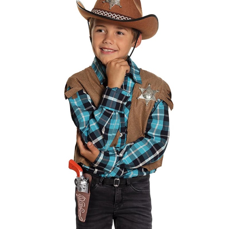 Déguisement cowboy de l'ouest enfant. Livraison 24h