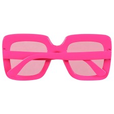 Grosses lunettes roses de déguisement