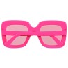 Grosses lunettes roses de déguisement