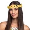 Couronne de fleurs hippie