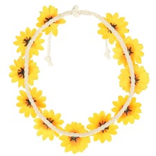 Couronne de fleurs femme tournesols