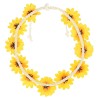 Couronne de fleurs femme tournesols